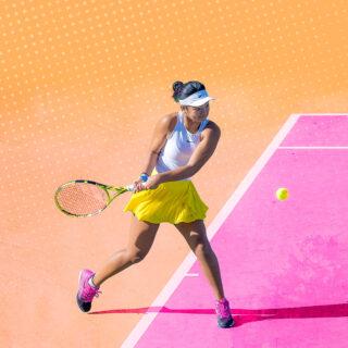 Emma Raducanu and Serena Williams in the Cincinnati Open