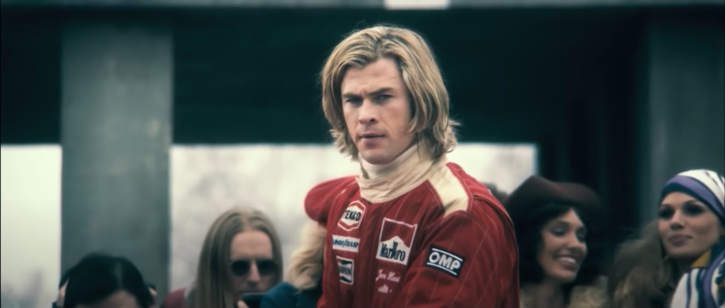 Chris Hemsworth in racing movie Rush