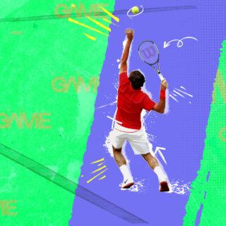 Nick Kyrgios at Wimbledon