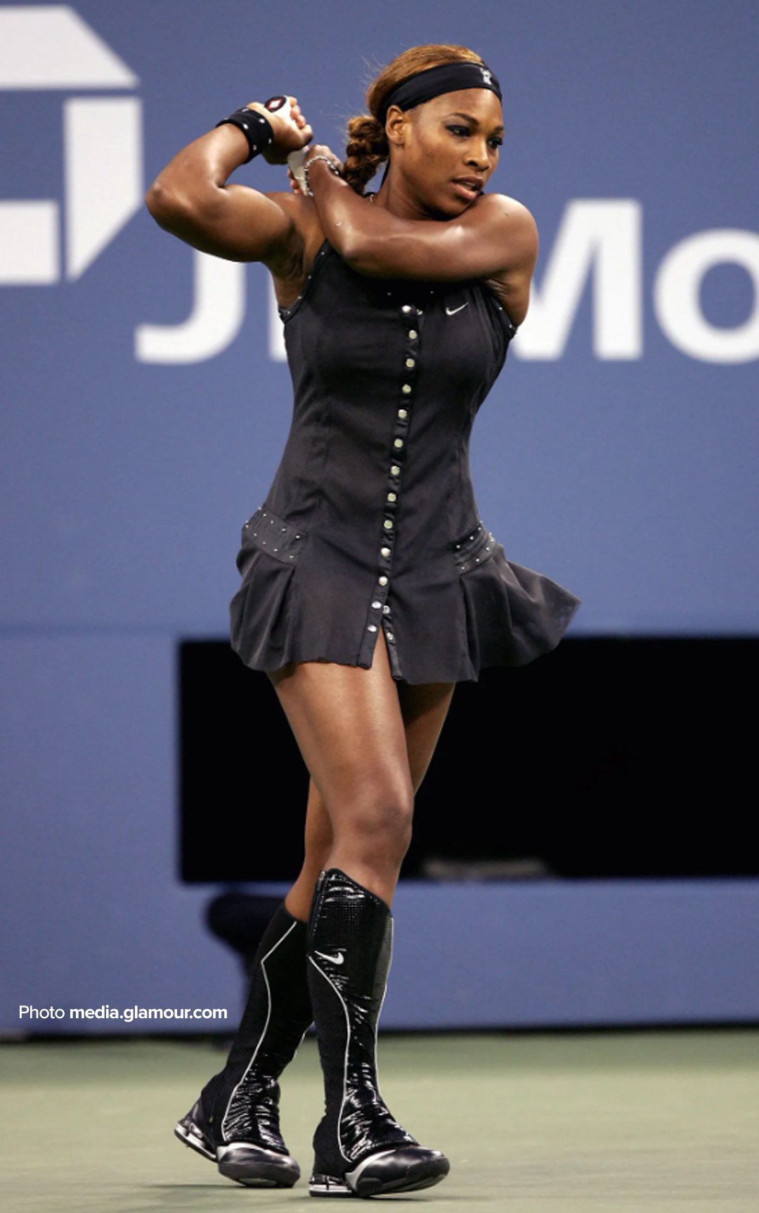Serena Williams in the 2004 US Open