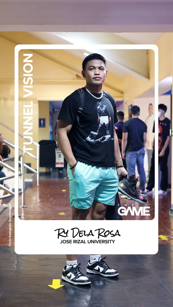 Jose Rizal University player Ry Dela Rosa