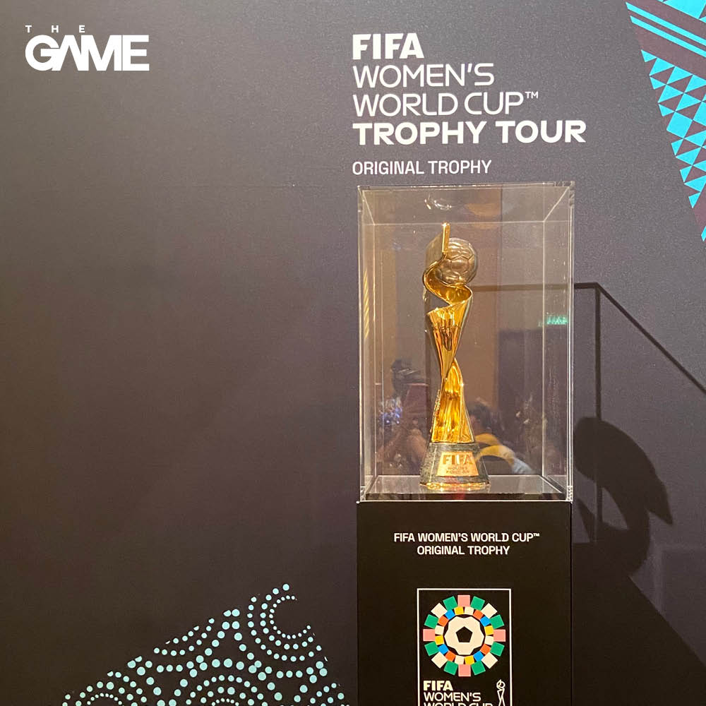 The FIFA Women's World Cup Trophy makes its first ever visit to the Philippines